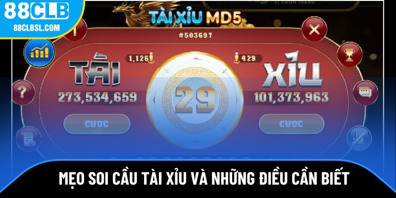 Điều cần biết khi dùng mẹo soi cầu tài xỉu Điều cần biết khi dùng mẹo soi cầu tài xỉu
